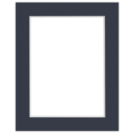Passe partout 24x30 (18x24) GRANATOWE NAVY - LUCA Q5403