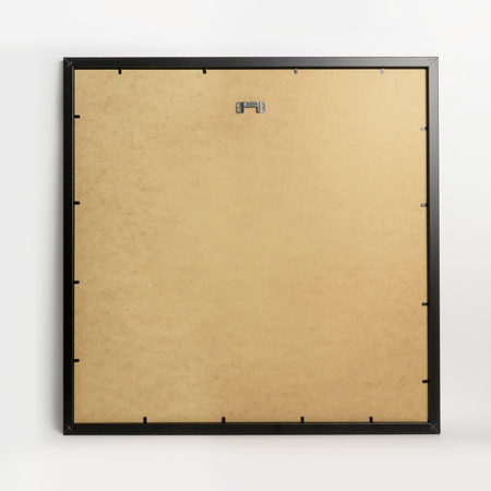Ramka czarna HEN PASS 2 z passe-partout – rozmiar 50x50 cm (okienko 40x40 cm)