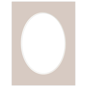 Passe partout 18x24 (13x18) OWAL BEŻOWE DUNE - LUCA Q5206