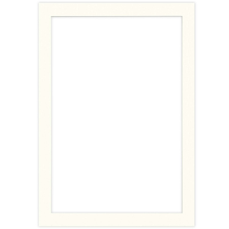Passe partout 70x100 (60x90)  IVORY - KOŚĆ SŁONIOWA LUCA Q5106
