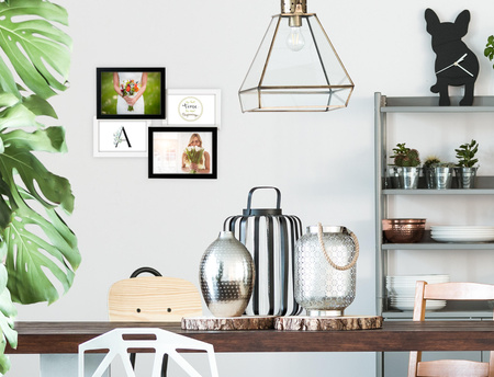 Multirama MULTI BLACK AND WHITE 42 ramka na 4 zdjęcia