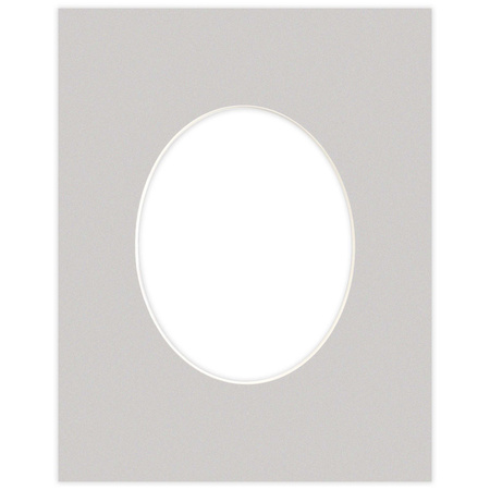 Passe partout 40x50 (24x30) OWAL SZARY - STONE - LUCA Q5304