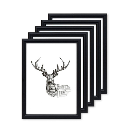 Pakiet ramek drewnianych 5 szt. HIT 02 10x15 cm