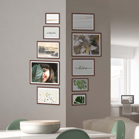 Zestaw brązowych ramek na 10 zdjęć PINIA 3 GF0039