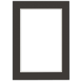 Passe partout 13x18 (10x15) CZARNE BLACK LUCA Q5801