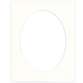 Passe partout 40x50 (30x40) OWAL LUCA Q5102 SNOW WHITE - BIAŁY