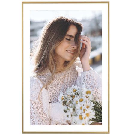 Ramka aluminiowa złota ROYALL 62x93 cm