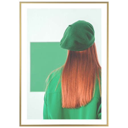 Ramka aluminiowa złota ROYALL 50x70 cm