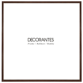 Ramka na zdjęcia 50x50 cm w brązowym kolorze FDM 6 kwadratowa