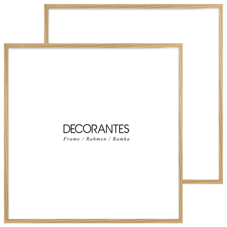 Ramka na zdjęcia 40x40 cm w dębowym kolorze FDM 02 kwadratowa