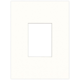 Passe partout 30x40 (13x18) LUCA Q5102 SNOW WHITE BIAŁY