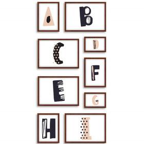 Zestaw brązowych ramek na 9 zdjęć PINIA 3 GF0004