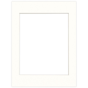Passe partout 30x40 (24x30) LUCA Q5102 SNOW WHITE BIAŁY