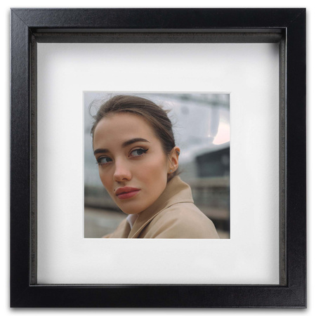 Ramka przestrzenna EXPO 3D Czarna 30x30 cm (20x20cm)