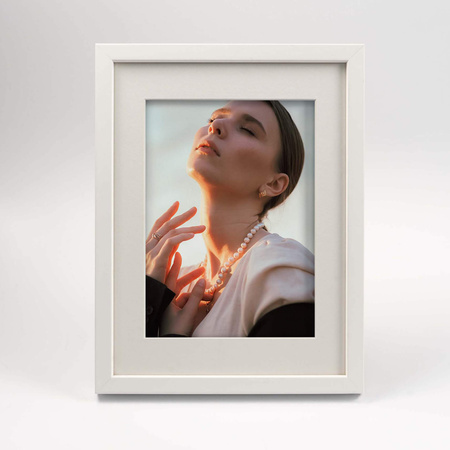 Ramka przestrzenna EFEKT 3D 1 Biała 13x18 cm (9x13cm)