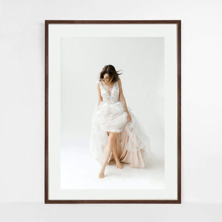 Ramka brązowa FDM 6 50x70 cm