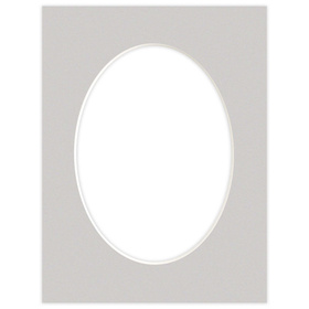 Passe partout 18x24 (13x18) OWAL SZARY - STONE - LUCA Q5304