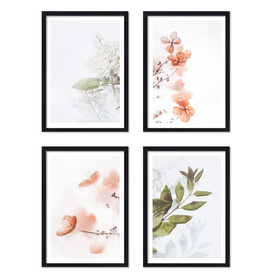 Zestaw czarnych ramek na 4 zdjęcia PINIA 2 GF0016