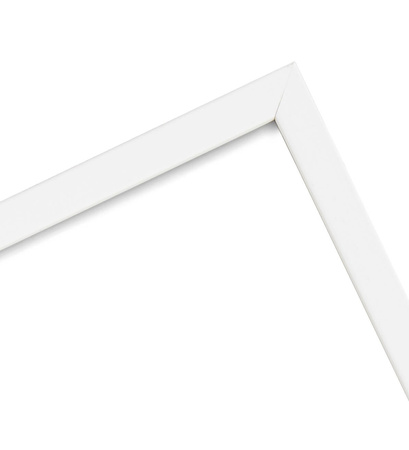 Ramka LITERKA "G" biała. Ramka z passe partout o rozmiarze 21x30 cm