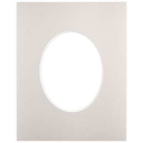 Passe partout 40x50 (24x30) OWAL SREBRNE SILVER - LUCA Q5902