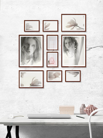Zestaw brązowych ramek na 10 zdjęć PINIA 3 GF0011
