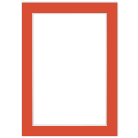 Passe partout 50x70 (40x60) CZERWONY - LIGHT RED - LUCA Q5702