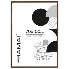 Ramka brązowa HEN 4 70x100 cm