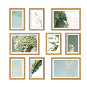 Zestaw naturanych ramek na 9 zdjęć PINIA 00 GF0027