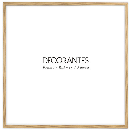 Ramka na zdjęcia 50x50 cm w dębowym kolorze FDM 02 kwadratowa 