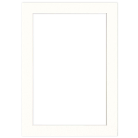 Passe partout 50x70 (40x60) LUCA Q5102 SNOW WHITE BIAŁY