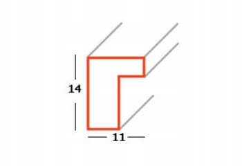 Ramka na zdjęcia w kolorze czarnym o rozmiarze 40x50 cm