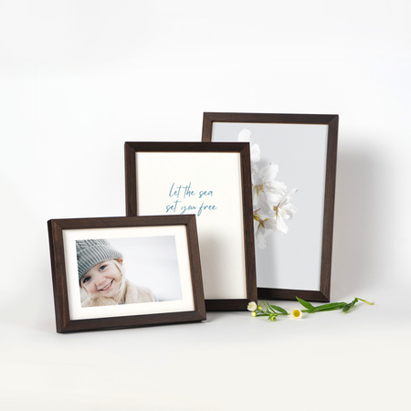 Ramka drewniana PINIA 4 10x15 cm