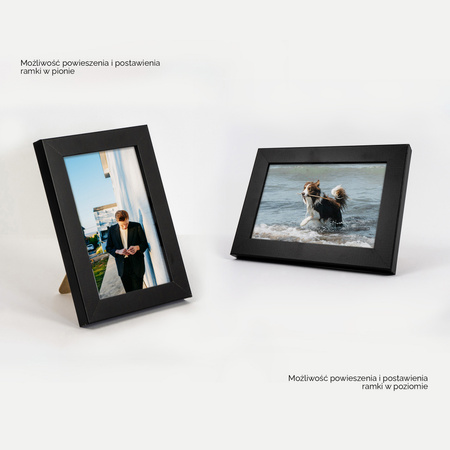 Ramka czarna HEN 2 10x15 cm