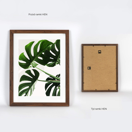 Ramka brązowa HEN 4 30x40 cm