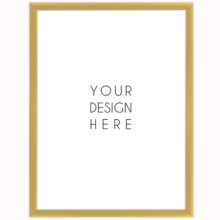 Ramka aluminiowa złota ROYALL 18x24 cm