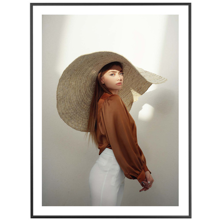 Ramka aluminiowa czarna ROYALL 60x80 cm