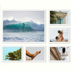 Zestaw białych ramek na 6 zdjęć HIT 01 GF0002