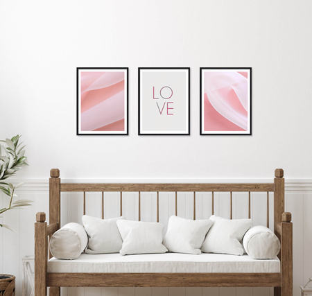 Zestaw czarnych ramek na 3 zdjęcia PINIA 2 GF0024