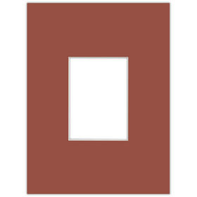 Passe partout 30x40 (13x18) CZERWONY - CAYENNE - LUCA Q5701