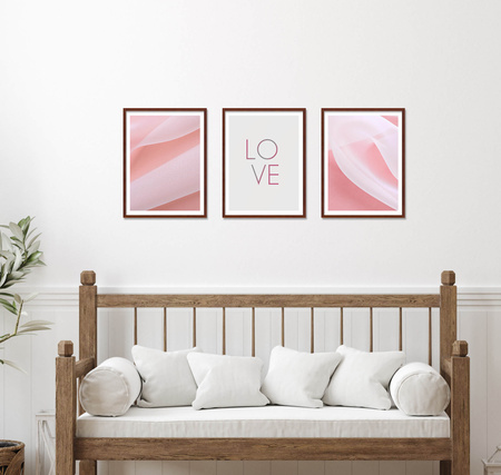 Zestaw brązowych ramek na 3 zdjęcia PINIA 3 GF0024