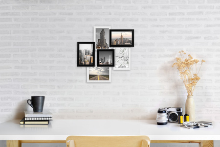 Multirama MULTI BLACK AND WHITE 61 ramka na 6 zdjęć