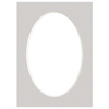 Passe partout 13x18 (10x15) OWAL SZARY - STONE - LUCA Q5304