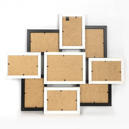 Multirama na 9 zdjęć MULTI HEN 1-2 ramka na zdjęcia w kolorze czarno-białym