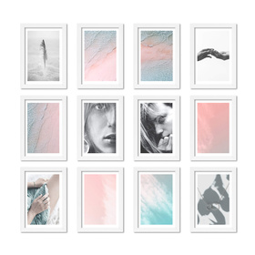 Zestaw białych ramek na 12 zdjęć PINIA 1 GF0026