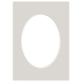 Passe partout 21x30 (15x21) OWAL SZARY FOG LUCA Q5303