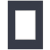 Passe partout  15x21 (9x13) GRANATOWE NAVY - LUCA Q5403