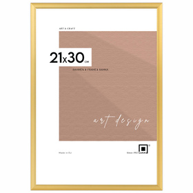 Ramka aluminiowa złota ROYALL 21x30 cm