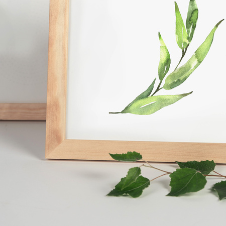 Pakiet ramek z drewna 5szt. RAW 21x29,7 cm