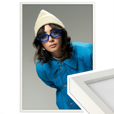 Ramka biała FDM 1 40x50 cm