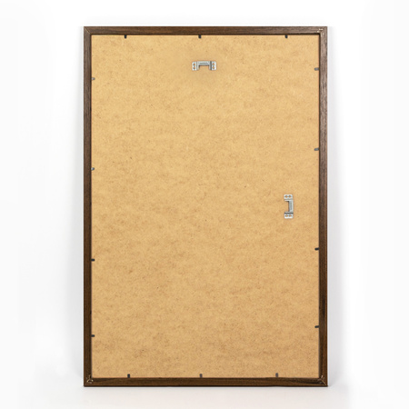 Ramka brązowa HEN PASS 4 z passe-partout – rozmiar 40x60 cm (okienko 30x40 cm)